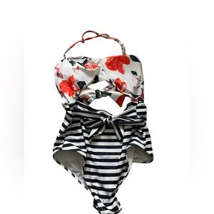 Cupshe Halter Cut-Out One Piece